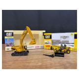 (2) 1/50 Caterpillar TH360B + 1/64 Caterpillare 385B Norscot