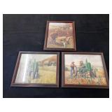 (3) John Deere Prints