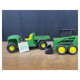 (2) 1/16 John Deere Gator + Skid Steer Ertl