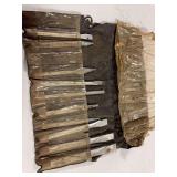 10pc Punch Chisle set in Roll.