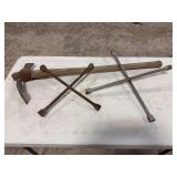 Pickaxe & (2) 4-Ways