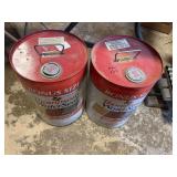 Thompson Water Seal. 1 full 1 1/2 full. Approx 7-8 Gallons