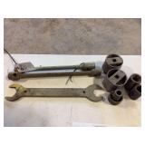 Specialty tools sockets and wrenches.