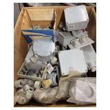 Electric PVS Boxes & Conduit Clips