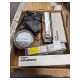 (6) Ballasts, Router, and Vacuum Gauge