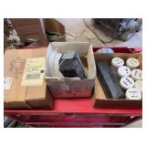 Oil Sample Kits. Bottles. Withdrawal pumps and tubes.  These are PrePaid and have shipping labels for each.