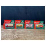 (4) 1/64 Coca-Cola Trucks NIB