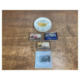 (5) Trucking Ashtrays, Paperweights