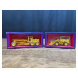 (2) 1/50 Caterpillar 12F Grader + 920 Wheel Loader NIB Gescha