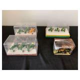(4) 1/64 John Deere Tractors