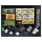 (21) 1/64 John Deere Tractors + Trucks