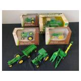 (8) 1/43 + 1/50 John Deere Ertl