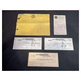 (5) John Deere Invoices + Receipts