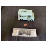 (3) IH Metro Bank, Train Car, Medallion