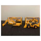 (4) 1/50 John Deere Excavators + Wheel Loaders Ertl