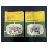 (2) John Deere 2010 + 4010 Manuals