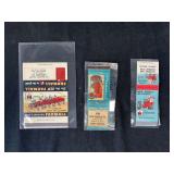 (3) IH Farmall Matchbook Covers