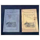(2) IHC McCormick-Deering Overhauling Manuals