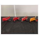 (4) 1/25 MM Tractors