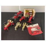 (8) 1/32 IH Tractors + Truck