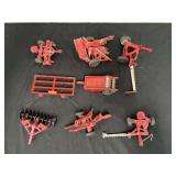 (8) Red Implements