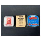(3) Tape Measures + Matchbook
