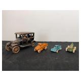 (4) Cast Iron Toys