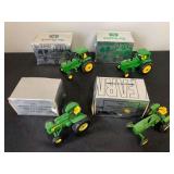 (4) 1/43 John Deere Tractors NTFS NIB Ertl