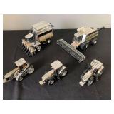 (5) 1/64 John Deere Chrome Ertl