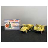(3) Trucks + Forklift Dinky