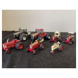 (7) 1/64 Case-IH + IH Tractors