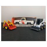 (3) 1/25 Bobcat Truck, Skid Steers