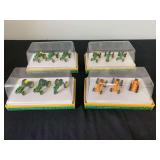 (4) 1/64 John Deere Tractor Sets Ertl