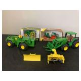 (4) 1/32 John Deere Tractors