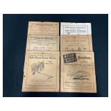 (6) John Deere Manuals
