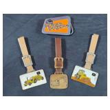 (4) John Deere Industrial Belt Buckle + Watch Fobs