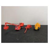(3) Scraper, Grader, Crane