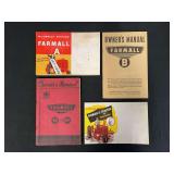 (4) IH Farmall Tractor Sales Literature + Manuals