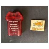 (2) IH S&P Shaker + Cub Cadet Matchbook