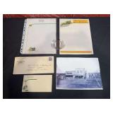 (5) John Deere Letterheads, Envelopes, Photo