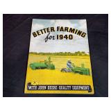 1940 John Deere Better Farming Catalog