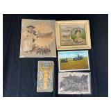 (5) Deering Trade Cards + Postcards