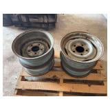 (4) 15 1/2” by a 6” 5 Bolt Wheels