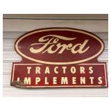 Ford Tractors and Implements Sign