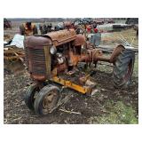 Farmall B Narrow Front Parts Tractor w/ Woods Belly Mower