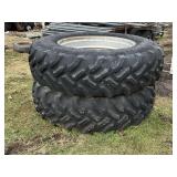 (2) - Goodyear 18.4 - 38 Tires w/ Rims