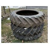 (3) - Used 15.5-38 tires