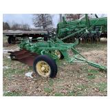 John Deere No. 55 A-B-H 3 Bottom Plow on Rubber