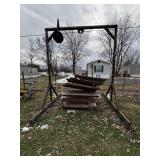 (10) - Wooden Floor Cart Frames (?)