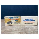(2) 1/16 Ford 1710 + NAA Golden Jubilee NIB Ertl